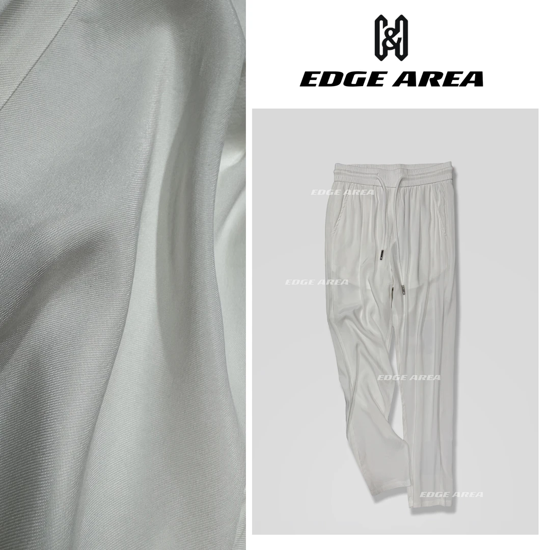 【凡简】罗*意/晨雾系列铜氨丝夏季轻薄垂感直筒休闲裤2519