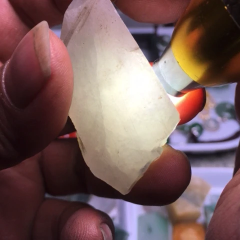 翡翠散珠天然翡翠吊坠定制冰种