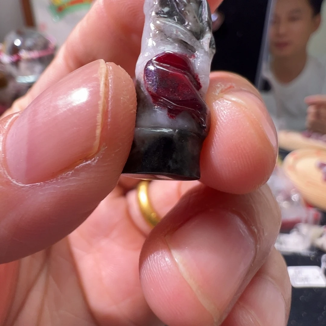 天然辰砂节节高升