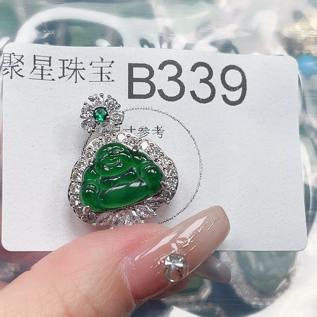 翡翠颈饰未镶嵌佛公339