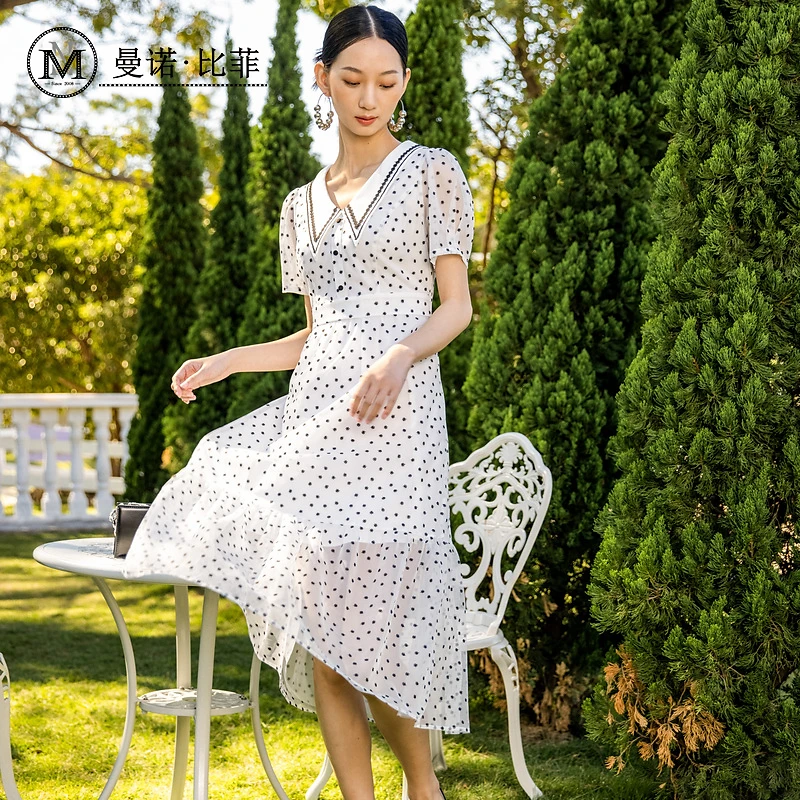 【白姐专属】波点连衣裙MEBL122061