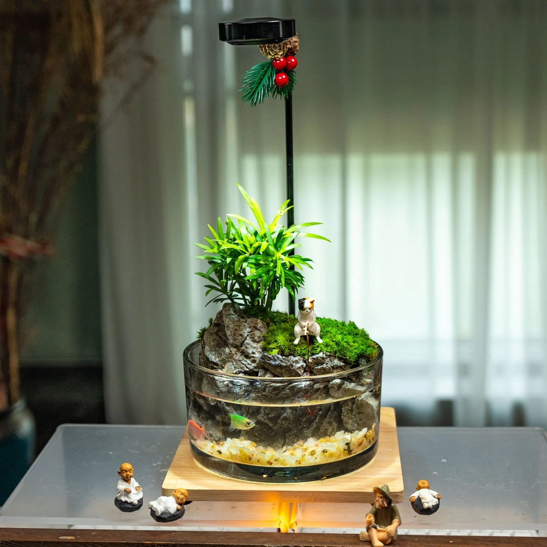 月牙湖真石头童趣自然治愈桌面摆件送闺蜜送小孩学习搭子氛围