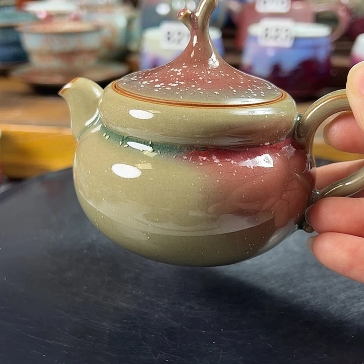 壶原矿钧瓷 福禄壶壶