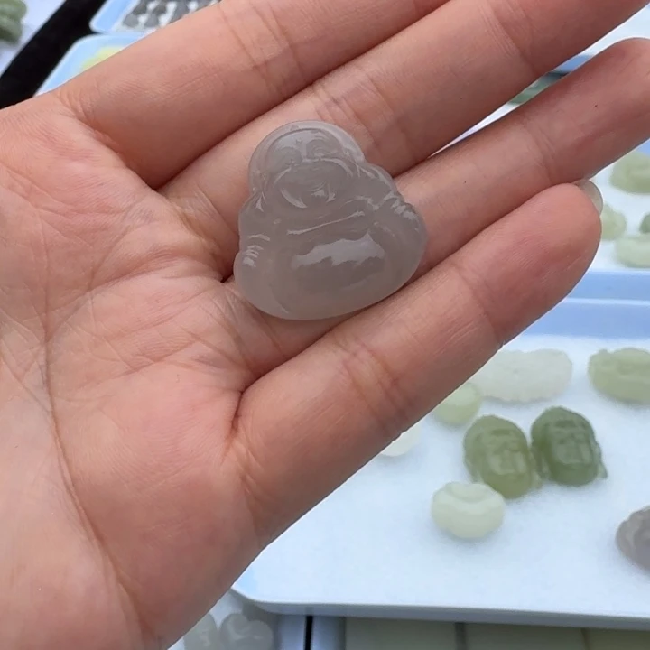 一***光颈饰未镶嵌和田玉25
