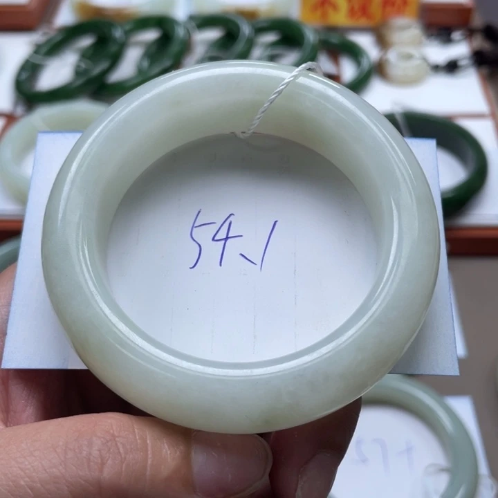 未镶嵌手镯和田玉毛***豆