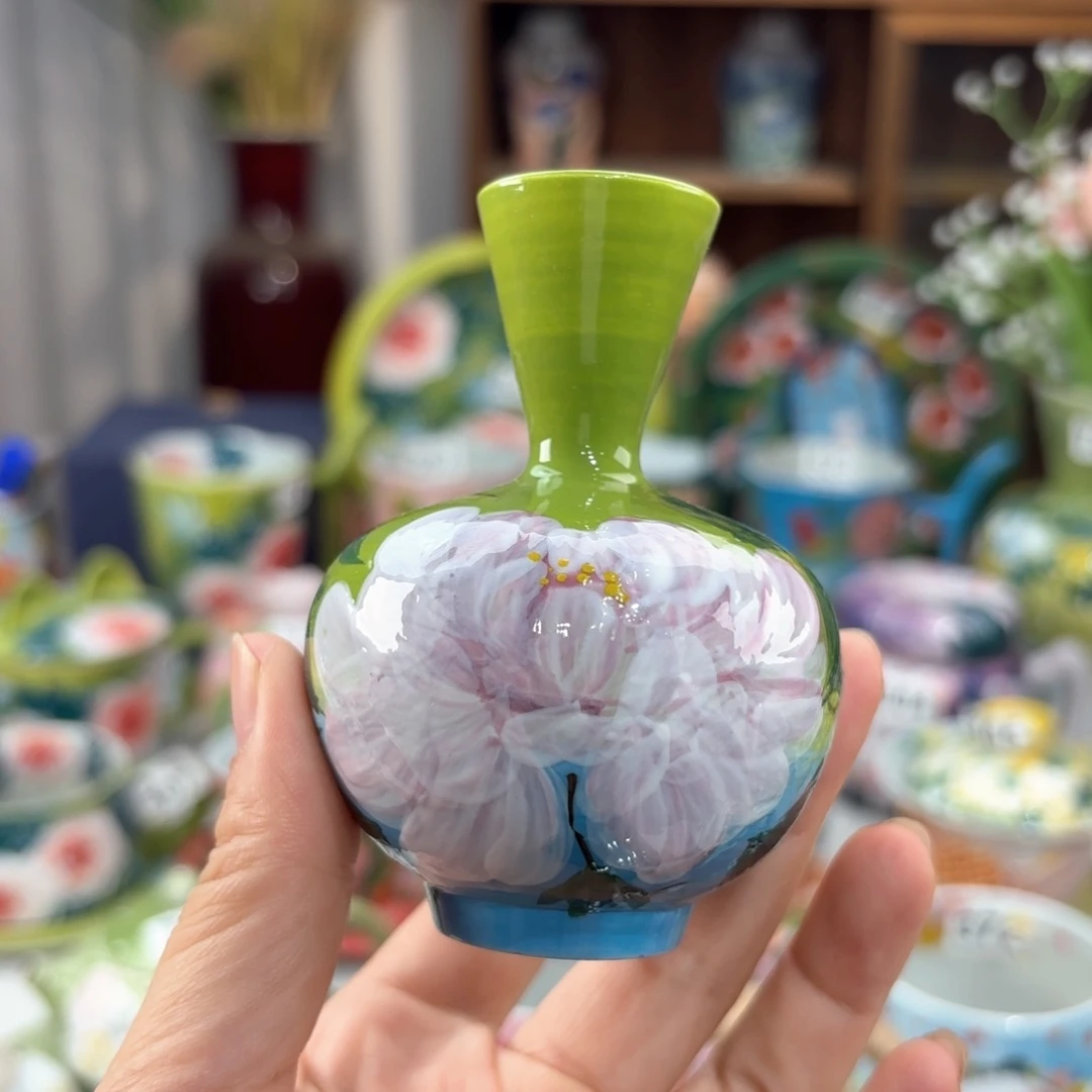 景德镇手绘高温釉下彩陶瓷茶具