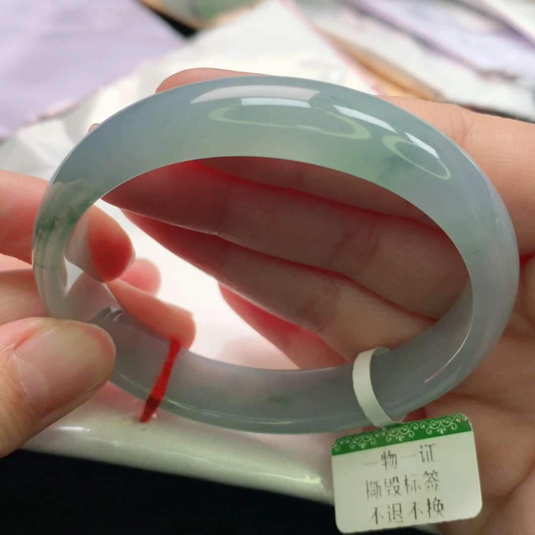 翡翠手镯未镶嵌58贵妃