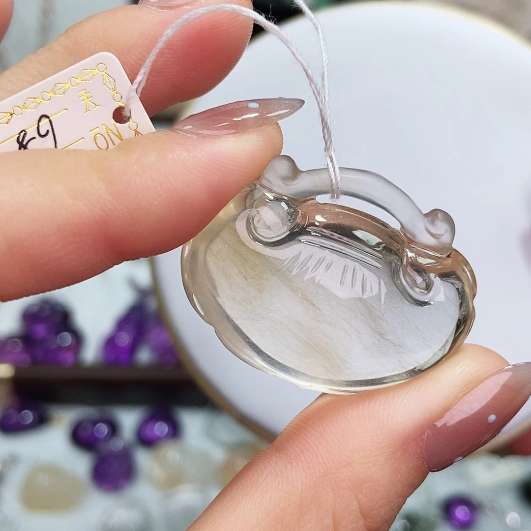 水晶吊坠(不含链)未镶嵌