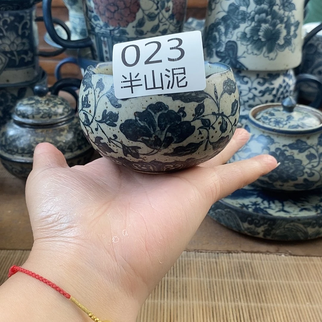 手工手绘青花高温陶瓷