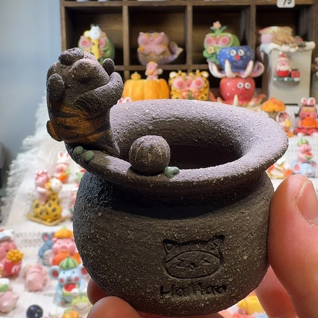 厂家直销手工花盆摆件