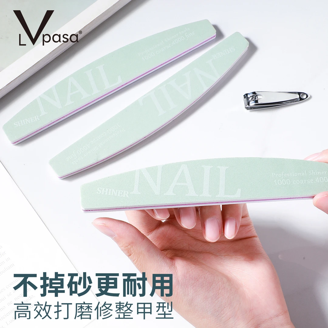 指甲锉磨指甲砂条修甲美甲工具磨砂条打磨抛光条修形海绵搓条家用