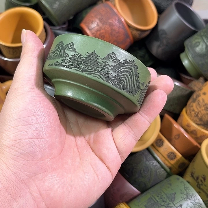 茶杯紫砂全手工紫砂主人杯