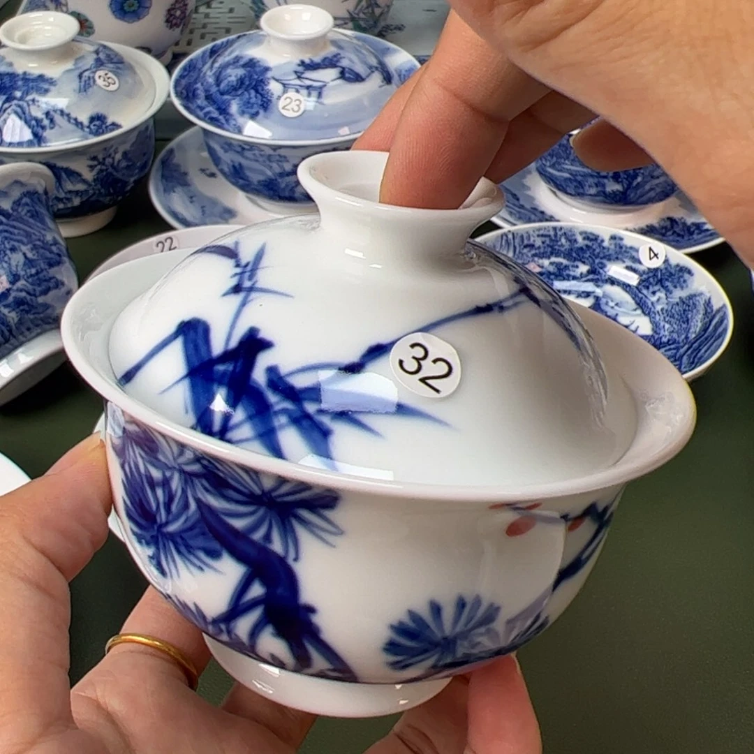 木木景德镇纯手工纯手绘茶具32
