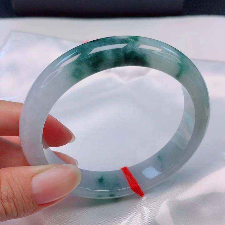 未镶嵌手镯翡翠57+圈
