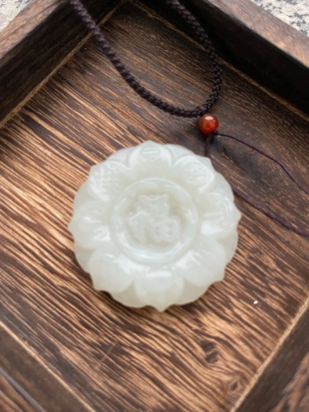 岫玉平安福吊坠 挂件