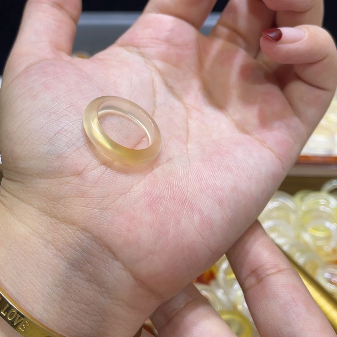 玛瑙/玉髓未镶嵌戒指278号港16