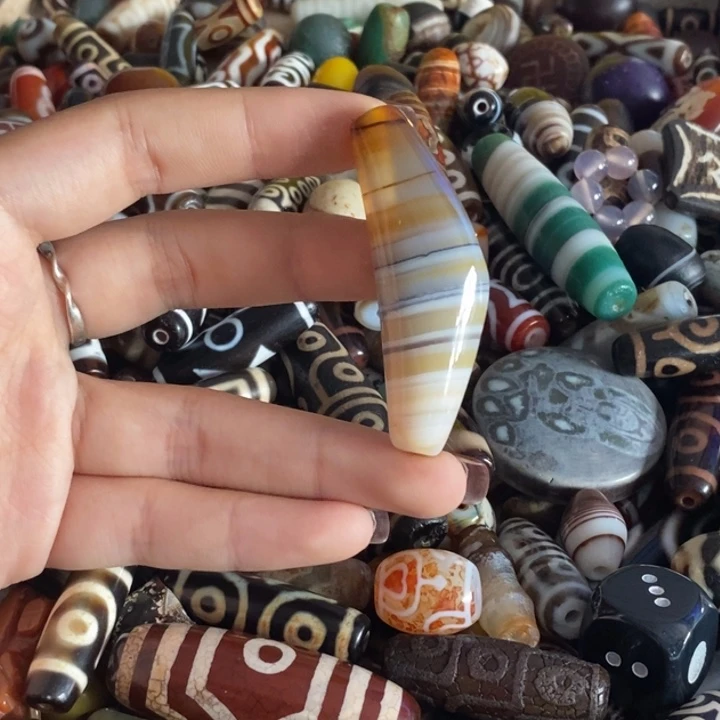 玛瑙/玉髓颈饰足银镀金镶嵌133