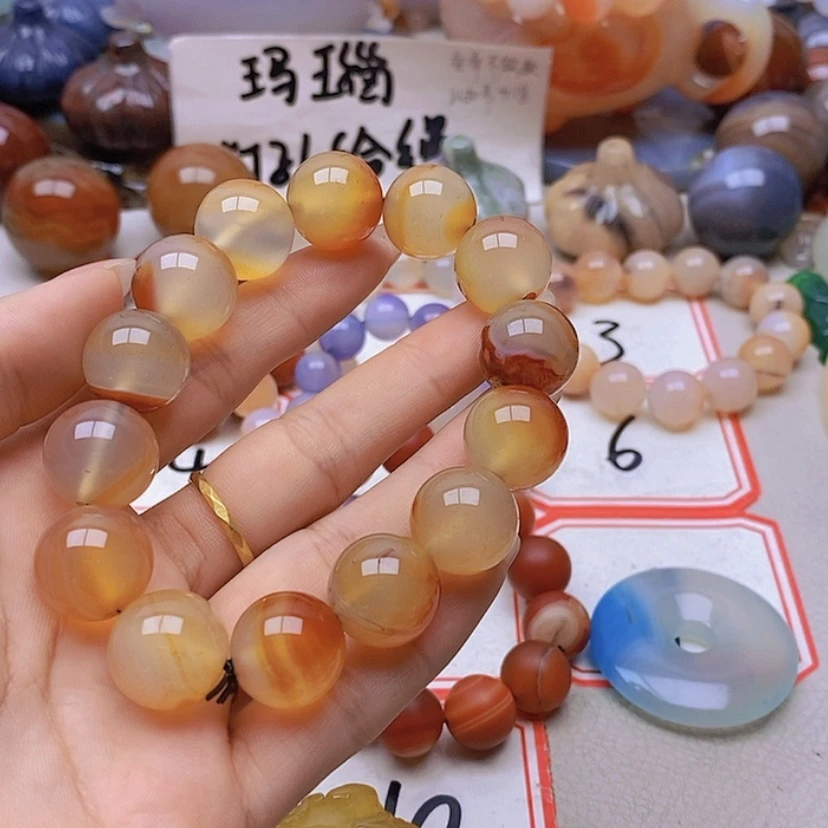 【闪购商品】未镶嵌玛瑙/玉髓珠宝半成品渔*