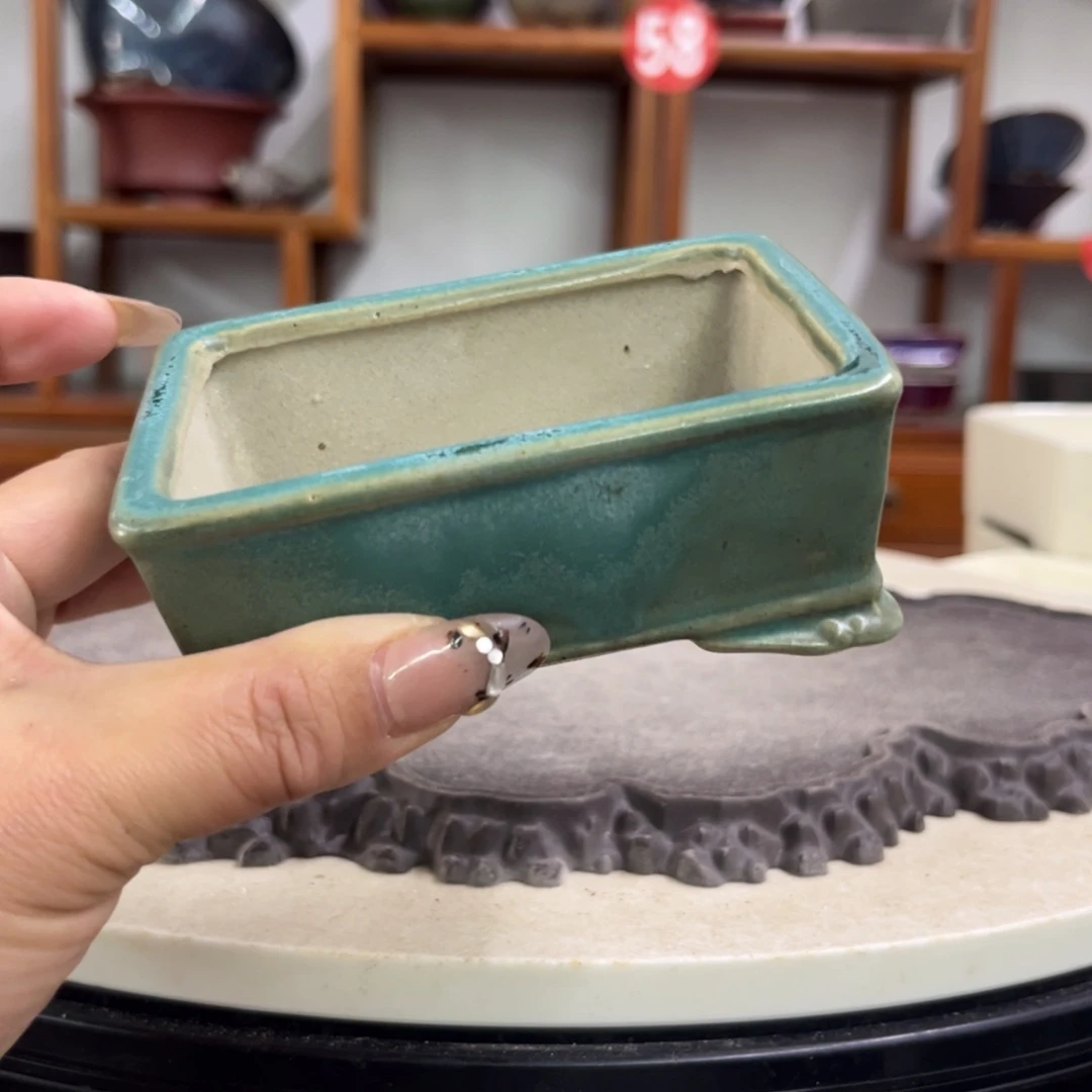 紫砂花盆瑕疵走形3.5-10-8