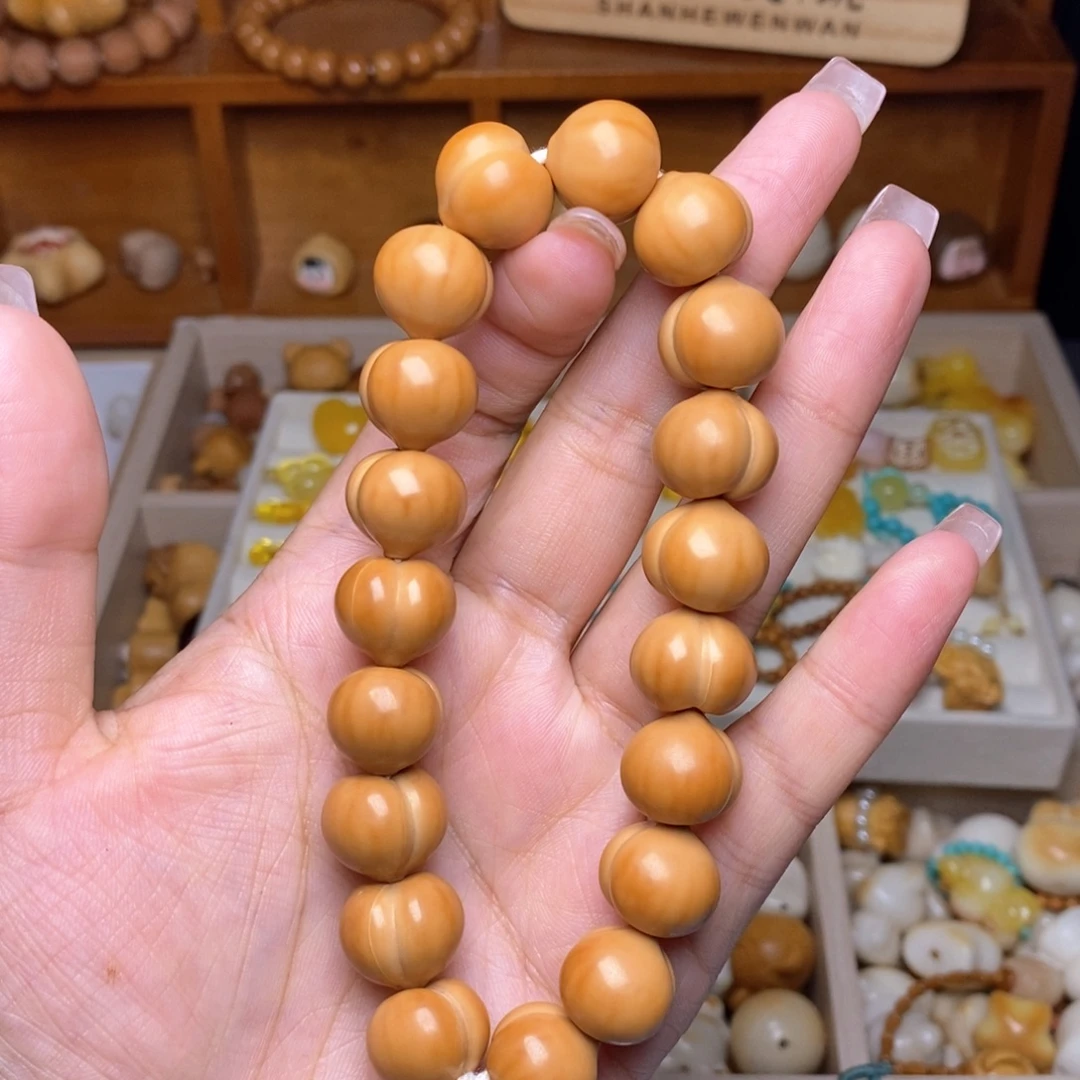 排***果猴头核桃手串15➕柯基做葡萄串