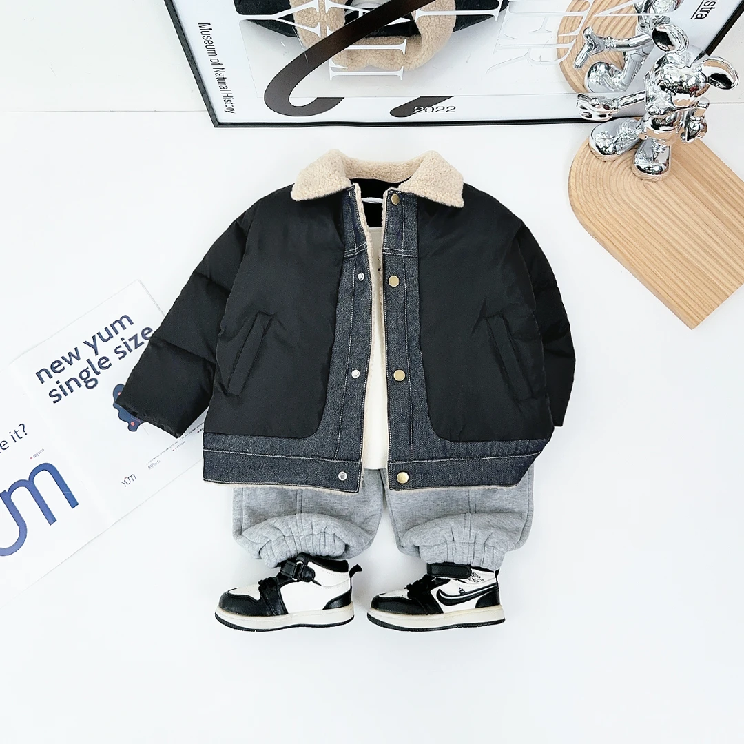 儿童棉服男童冬款加厚棉衣2025新款冬装 D-HZ241339 悠悠童话童装