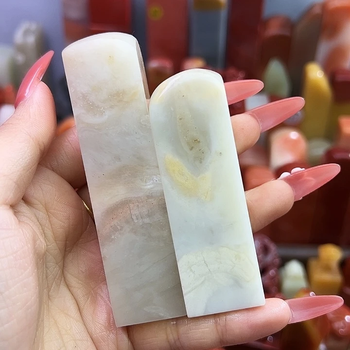 落***晖印石寿山石两个一组