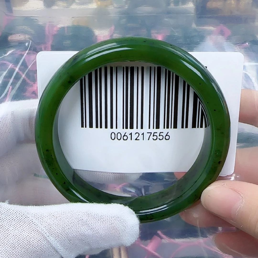 和田玉（碧玉）手镯未镶嵌5960