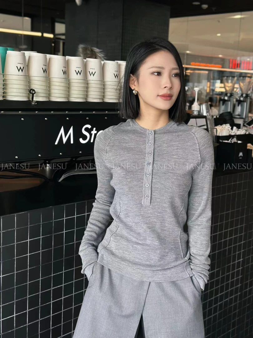 JOUOCOKO亨利毛领扬子纱连帽