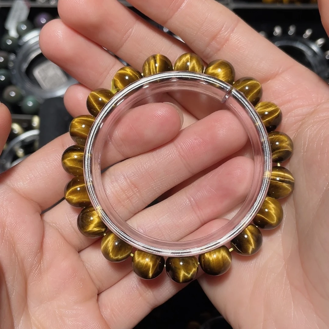 爱***员木变石（虎睛石）未镶嵌手链