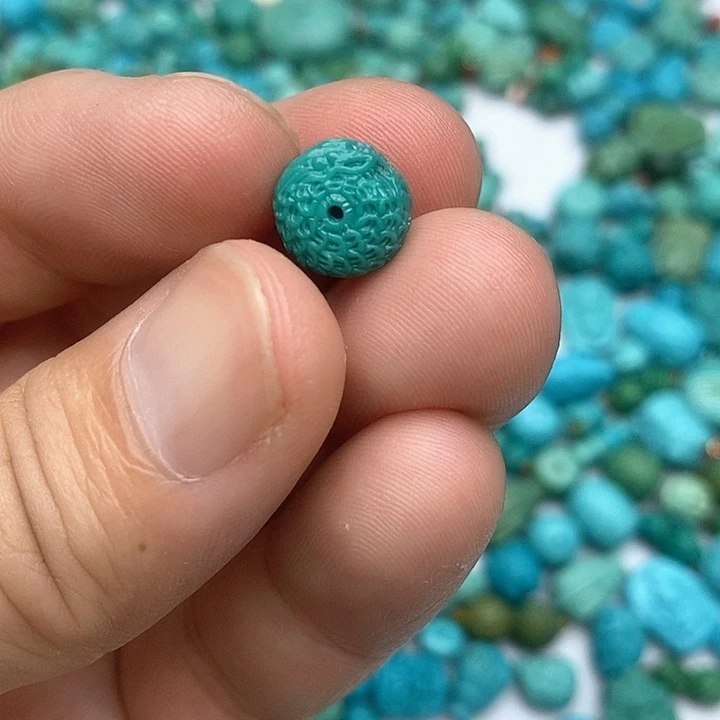 未镶嵌绿松石珠宝奇石