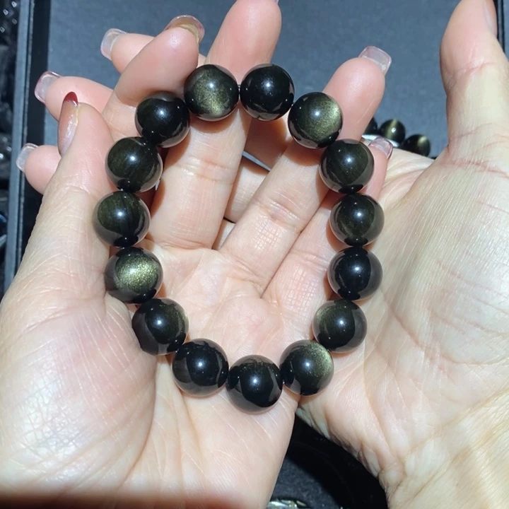 黑曜岩手链未镶嵌罗****?