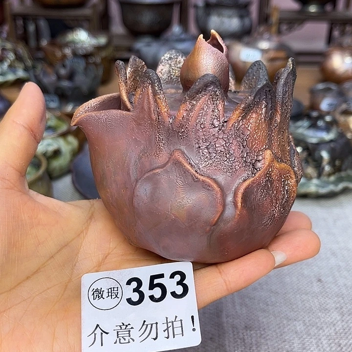 裸柴烧陶瓷手工茶器