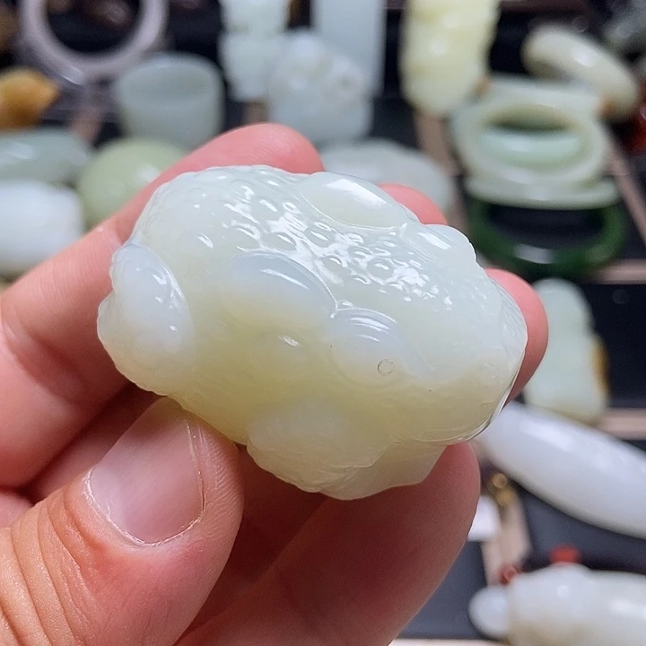 和田玉未镶嵌吊坠(不含链)