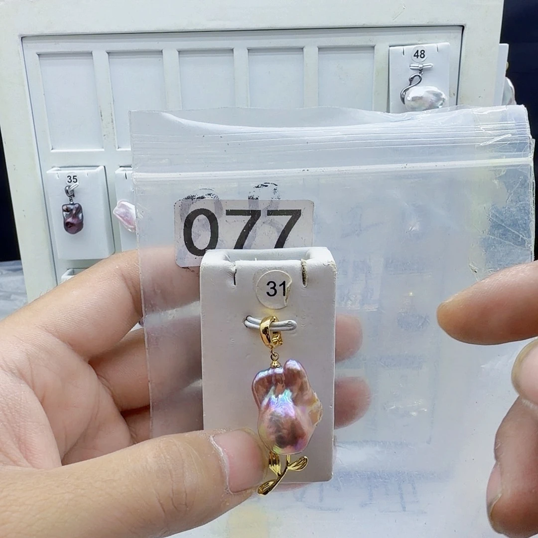 颈饰合金淡水珍珠