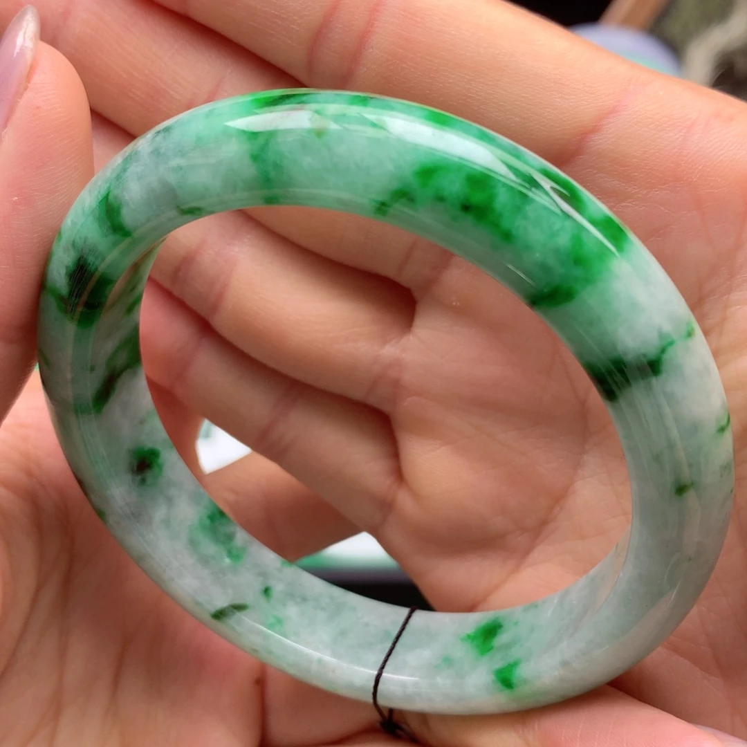 翡翠手镯未镶嵌纯天然缅甸翡翠手镯