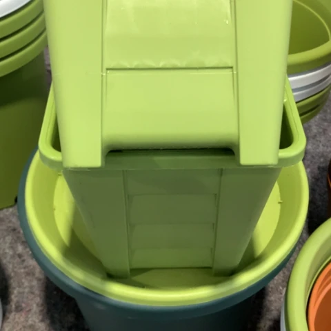 红陶19绿方无托6个