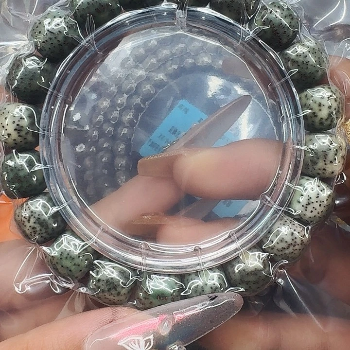 星月菩提手串340高端满绿星月菩提12桶单圈