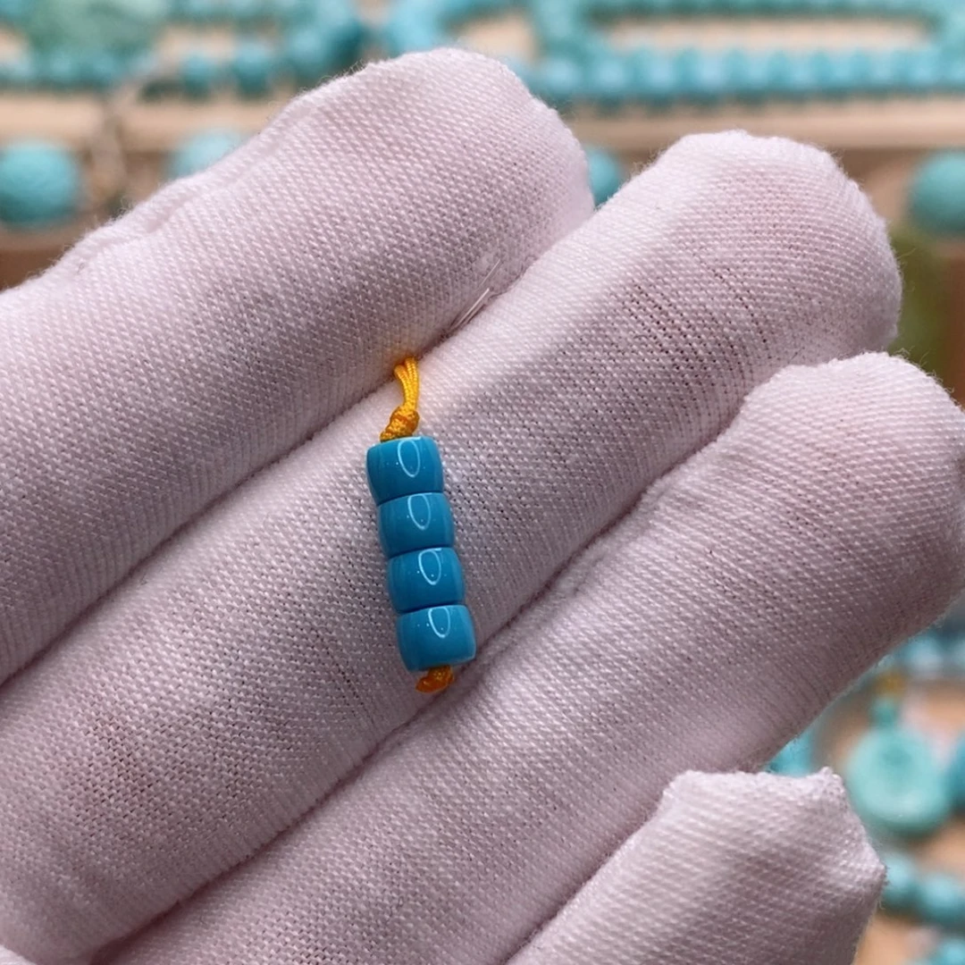绿松石未镶嵌珠宝奇石4.2mm