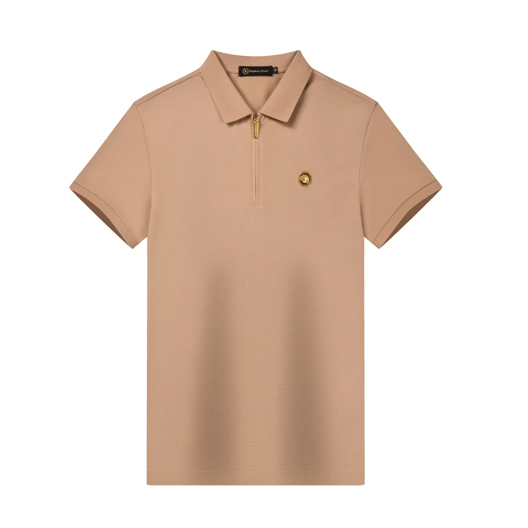 【亚萍男装】Stephen Park2025夏季新款男士时尚百搭短袖polo衫8001