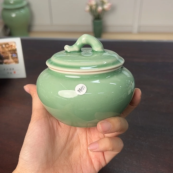 龙泉云间青瓷小米茶器