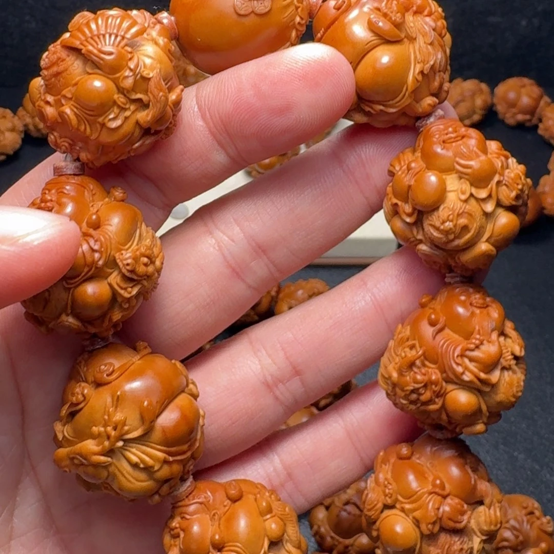 霸***汉橄榄核手串/手链财神