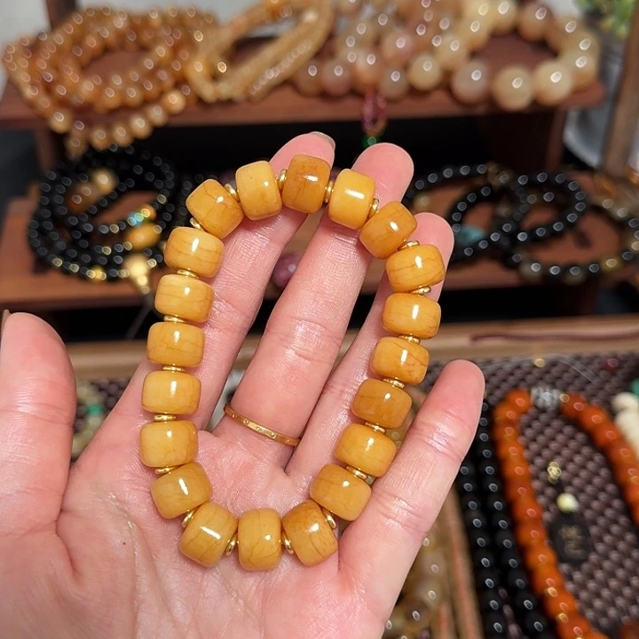 银S925牦牛骨手串1111111