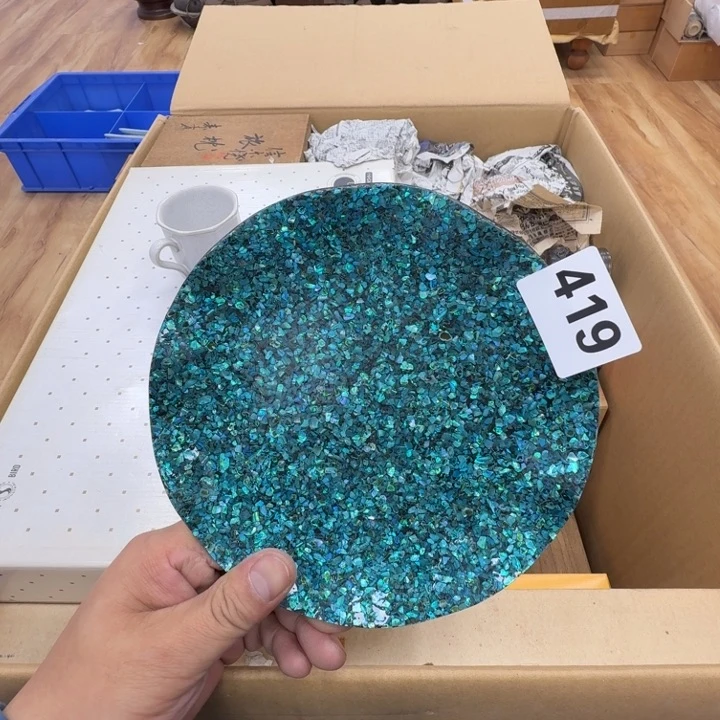 瓷片工艺品摆件瓷器摆件正能量