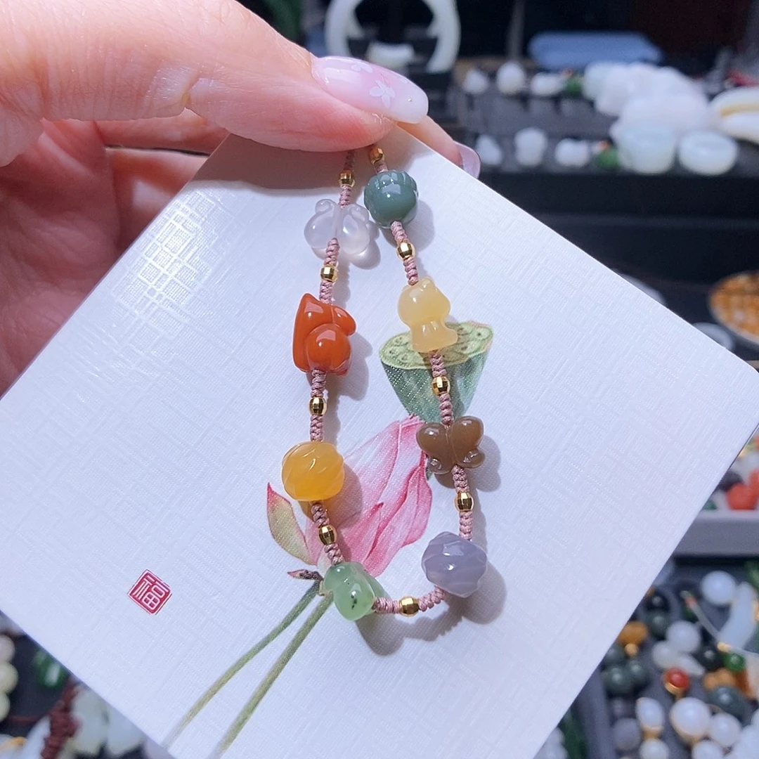 和田玉挂件未镶嵌一**蓝