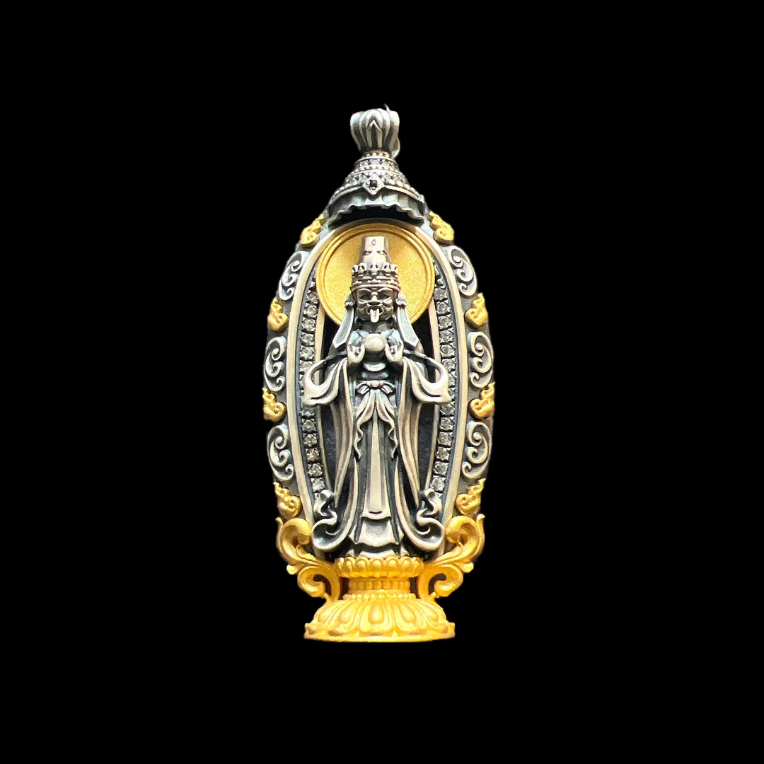 吊坠925银 V6451银吊坠扎基