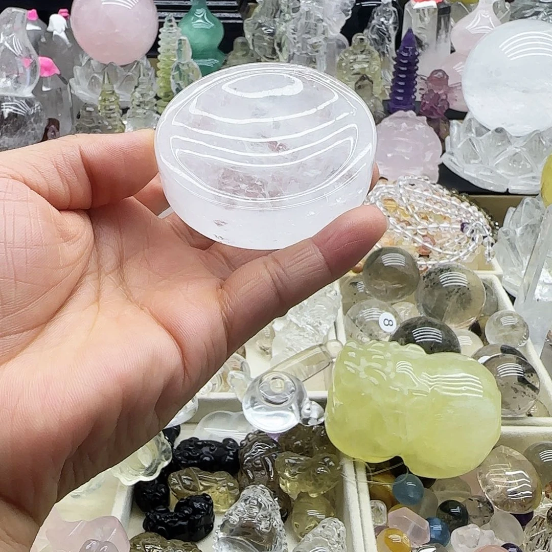 水晶未镶嵌车挂摆件