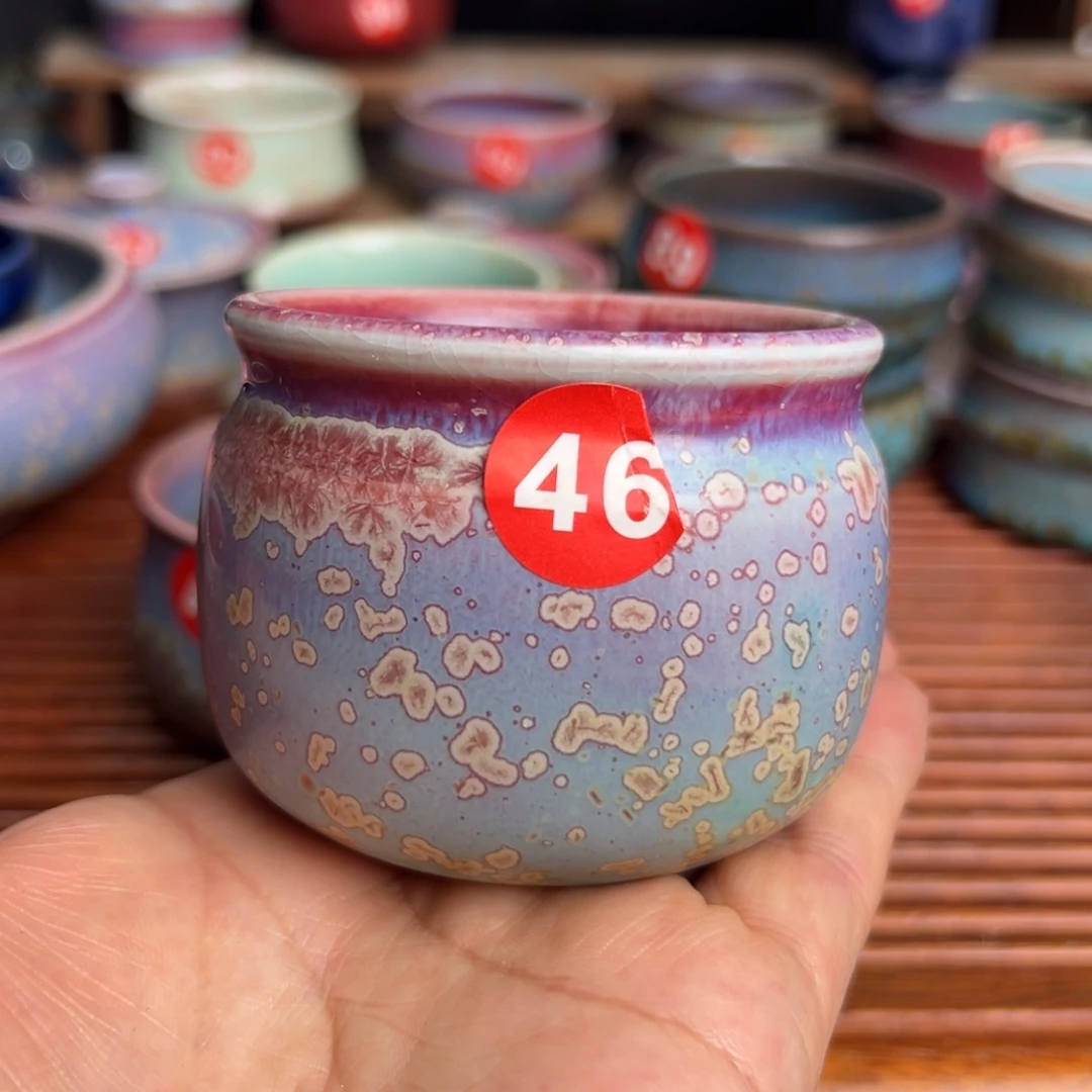 手工制作钧窑茶器