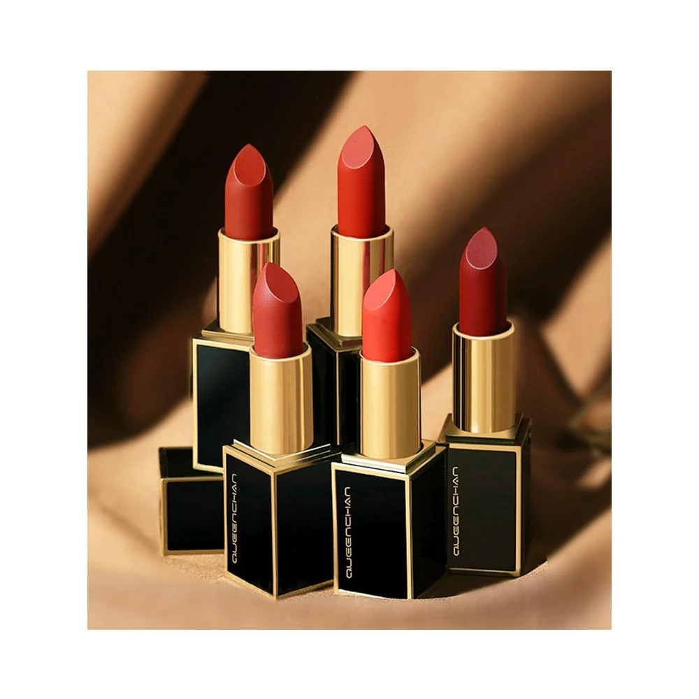 法国兰寇小黑管口红正品不掉色不沾杯滋润唇膏持久豆沙显好化妆师