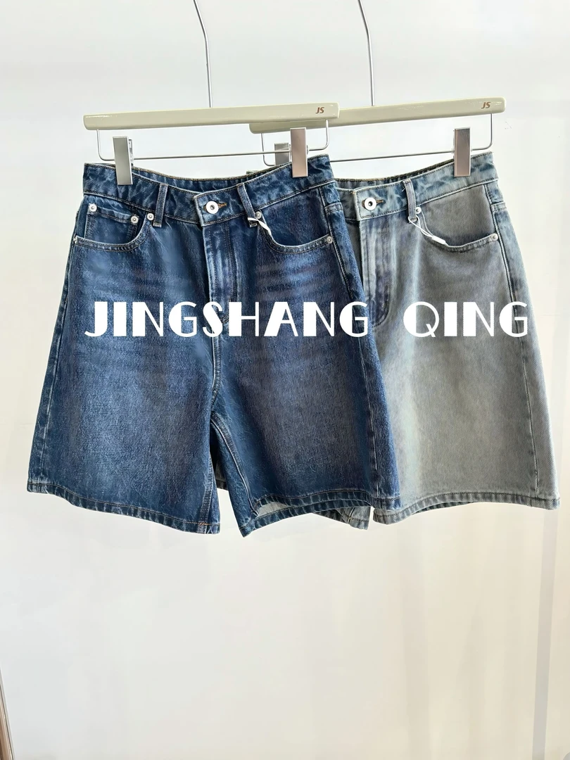 【井上青】JINGSHANG设计师品牌牛仔短裤X2005
