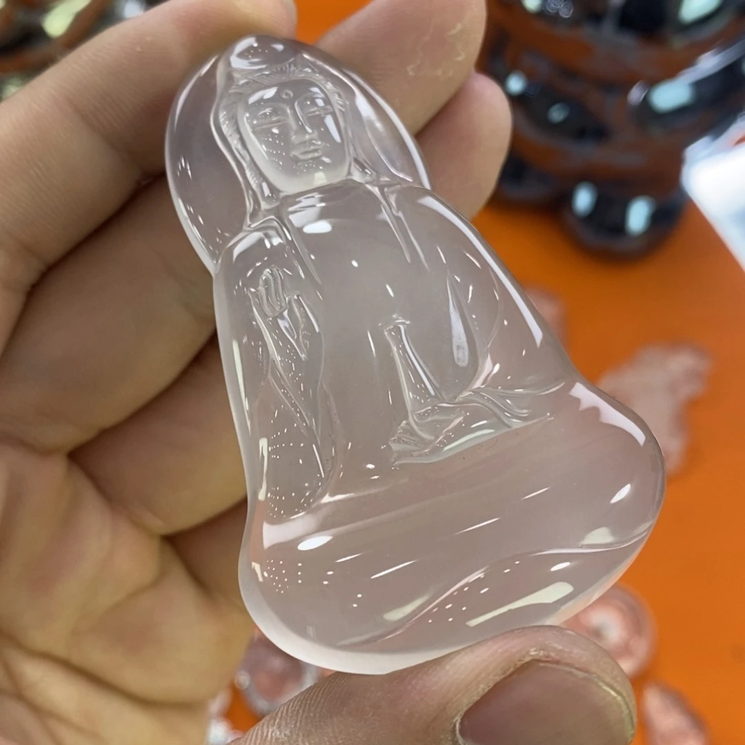 石英质玉吊坠未镶嵌花**贵